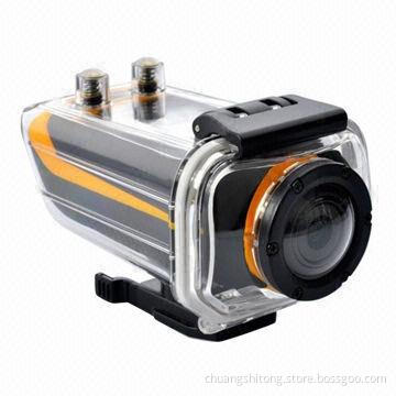Original Ambarella Waterproof Full HD 1,080P Sports Camera/DVR with 1.5-inch TFT Screen